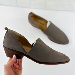 Lucky Brand Gray Suede Morriah Leather
D'orsay Flats Women's 7M